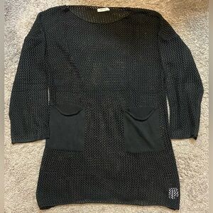 Aimage Black Swim Cover up Dress Beach Ware